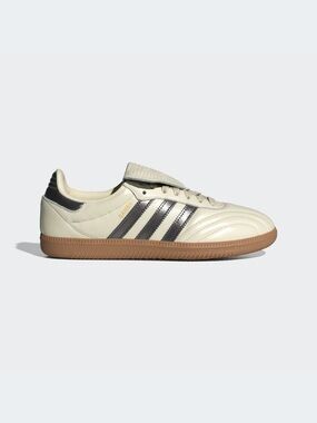 BNWT size adidas Samba Long Tongue Sneakers in Cream White & Gunmetal